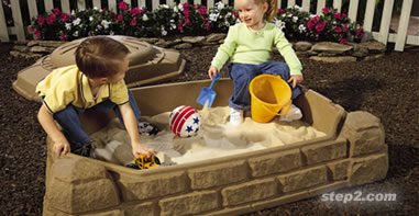 134_I993127 ארגז חול דמוי אבן