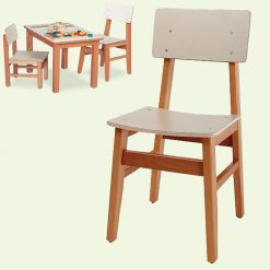 כסא מטפלת רגל עץ – שנהב 9900290S