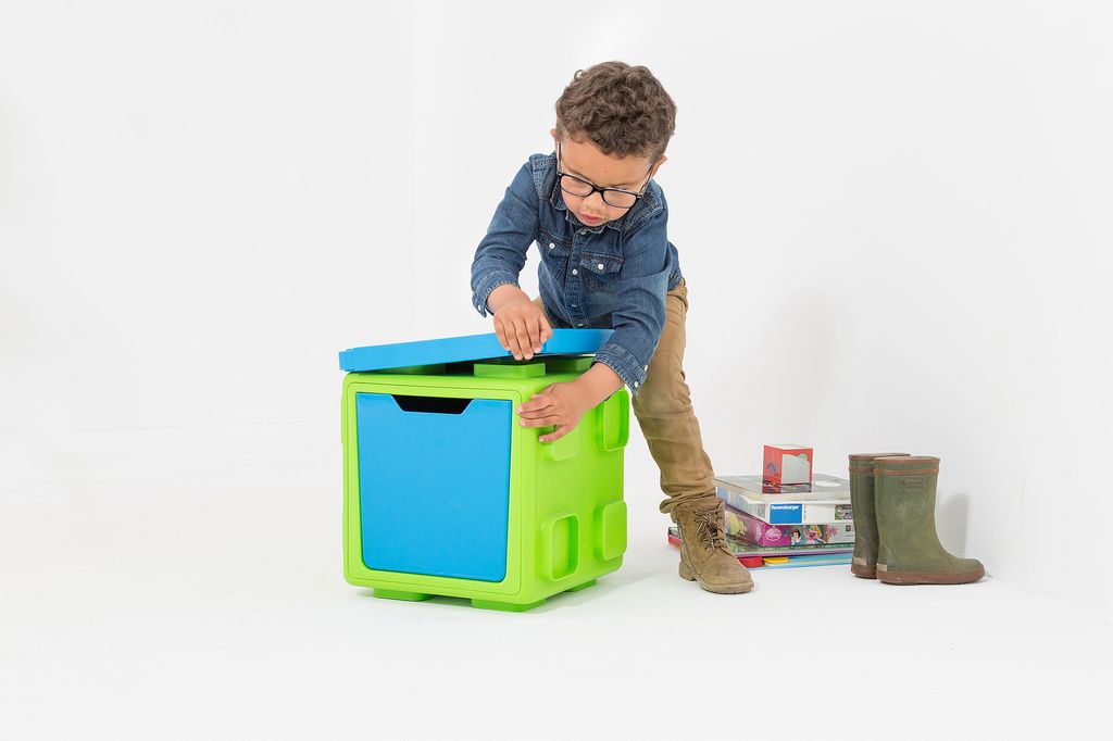 HAR - CPCB classroom (2) קופסאות אחסון מודולריות במגוון צבעים, 5 יחידות – במבצע מיוחד!