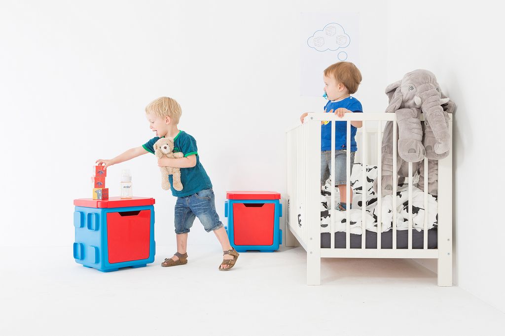 HAR - CPCB nighttable קופסאות אחסון מודולריות במגוון צבעים, 5 יחידות – במבצע מיוחד!