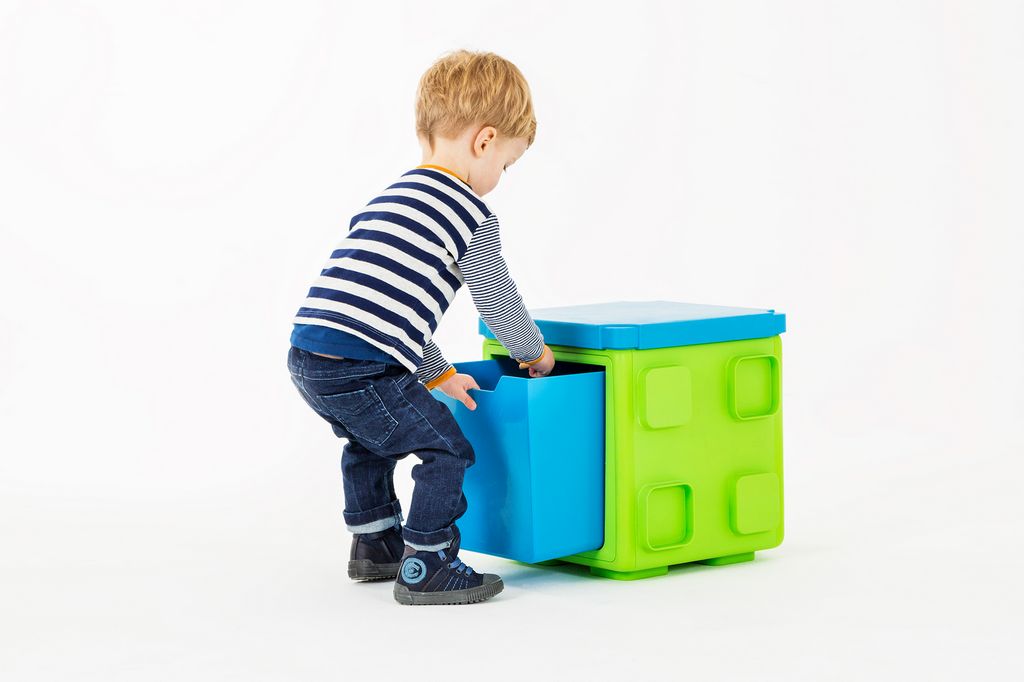 HAR_CPCB01LIMBL__5386 קופסאות אחסון מודולריות במגוון צבעים, 5 יחידות – במבצע מיוחד!