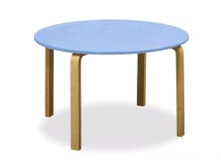 שולחן עגול פלטה בצבע בייץ 99001028/99001027