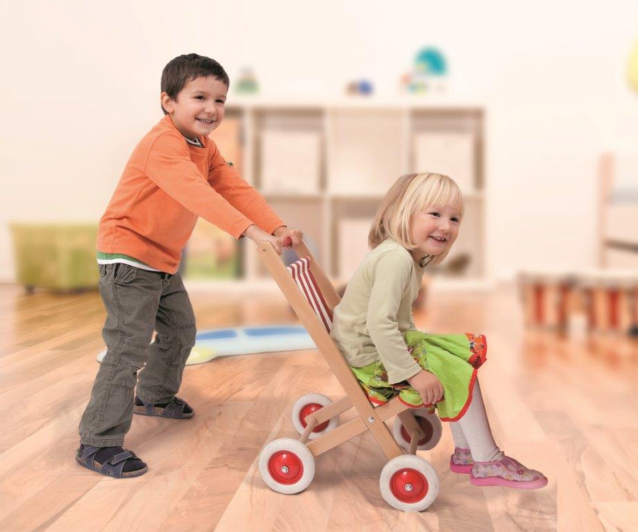 M963845 עגלה בובה בלדוק P-6053