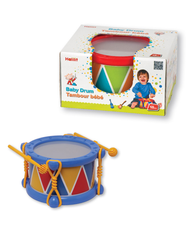 MD807-pack תוף לגיל הרך ב-2 דגמים HLI-5274,HLI-5273