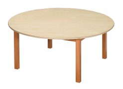 שולחן עגול רגץ עץ קוטר 120 9919020S/9900212S