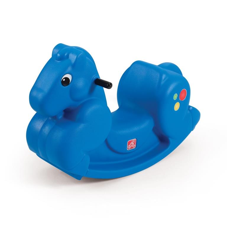 R789025 נדנדת סוס כחול