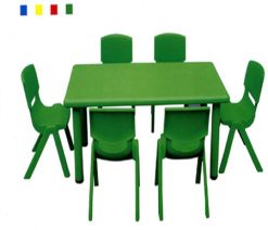 שולחן מלבני מפלסטיק 4004