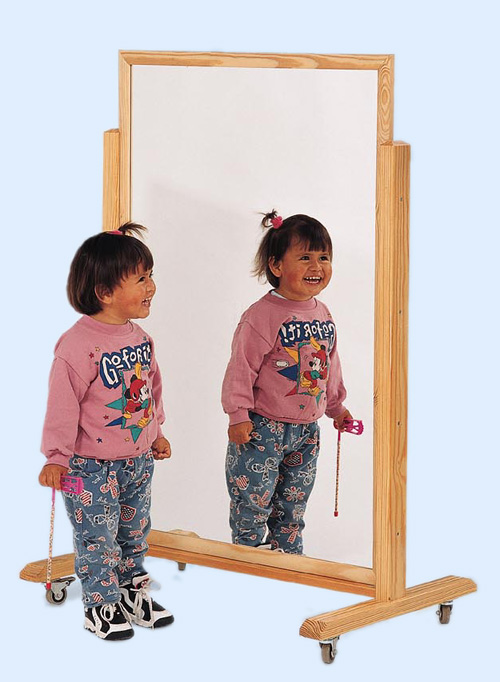 U167687 מראה ניידת עץ + גב לבד ג'ינס 99012130