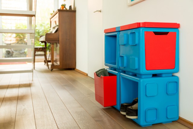 V825936 קופסאות אחסון מודולריות במגוון צבעים, 5 יחידות – במבצע מיוחד!