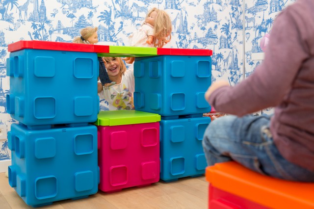 Y186150 קופסאות אחסון מודולריות במגוון צבעים, 5 יחידות – במבצע מיוחד!