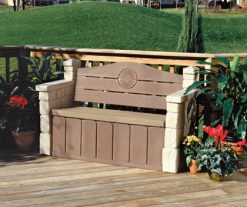 ספסל לחצר + ארגז אחסון 5433