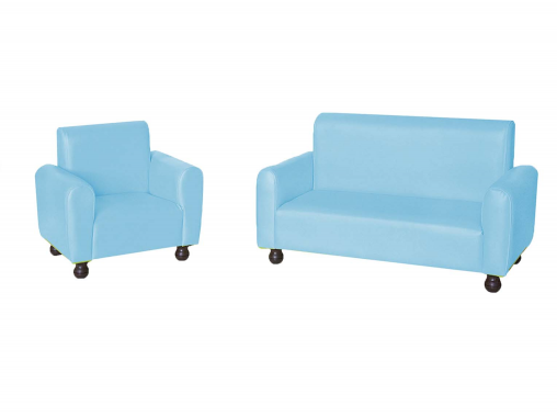 סט סלון תכלת סט סלון ספה וכורסה