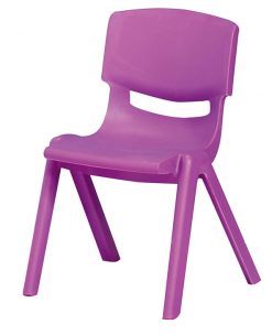 כסא פלסטיק מעוצב – סגול