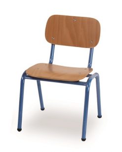כסא גן רגל מתכת – פורניר 99000255