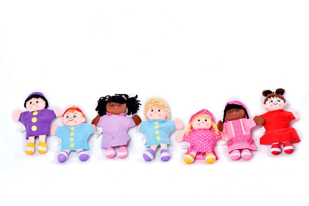 חברים TL-212-1 בובות כפפה – ערכת ילדי העולם – חברים TL-212