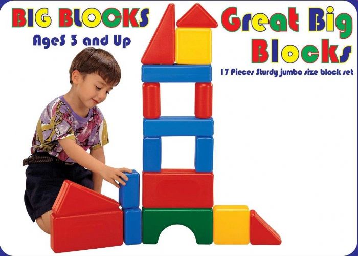 סט קוביות בניה פלסטיק P-9063 סט 17 קוביות בניה פלסטיק P-9063