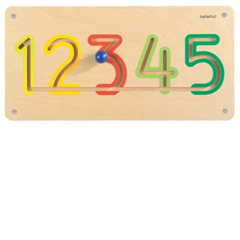 12345 משחקיר מבוך מספרים 1-5 C&M-718