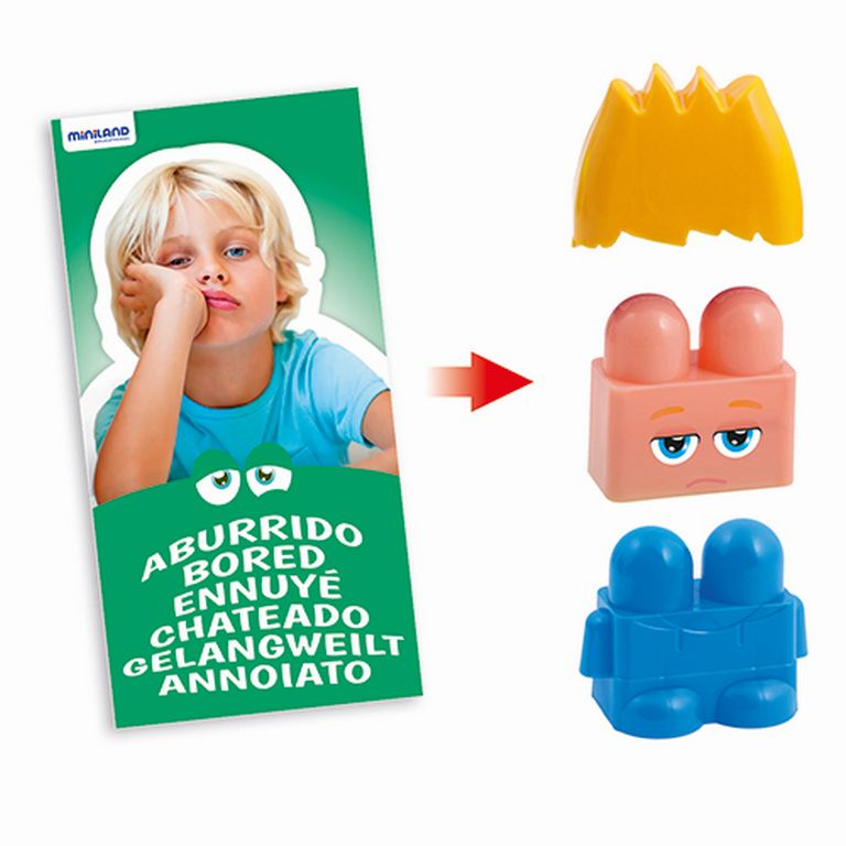 32350B קוביות למשחק רגשות 32350