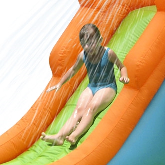 9049-1 מתקן משולב מגלשה וקפיצה מים 9049