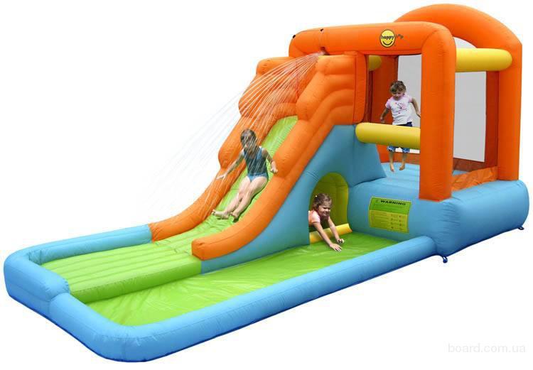 9049-4 מתקן משולב מגלשה וקפיצה מים 9049