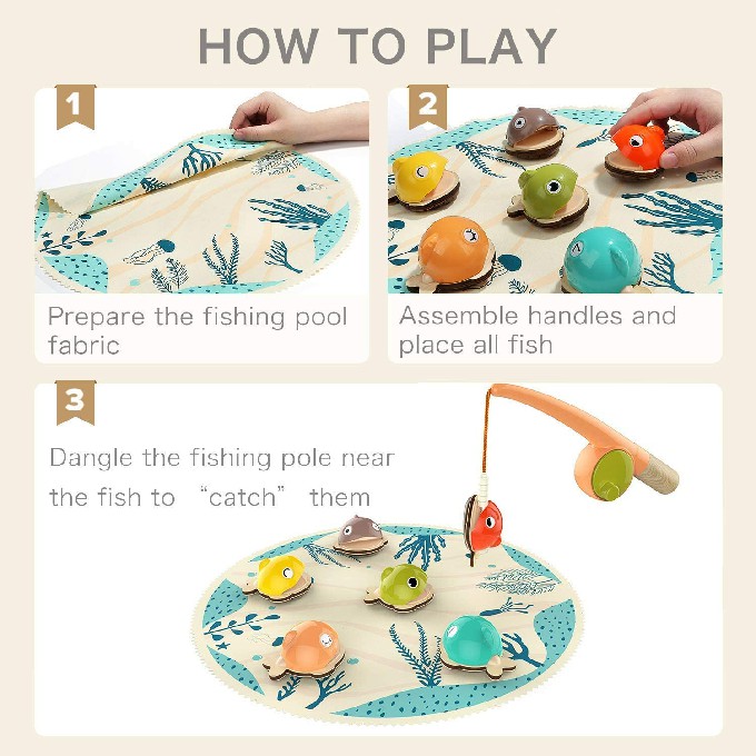 120354B משחק חכות ודגים לזוג