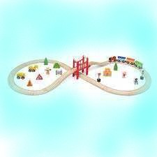 רכבת עץ 39 חלקים