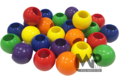 השחלת חרוזים גדולים