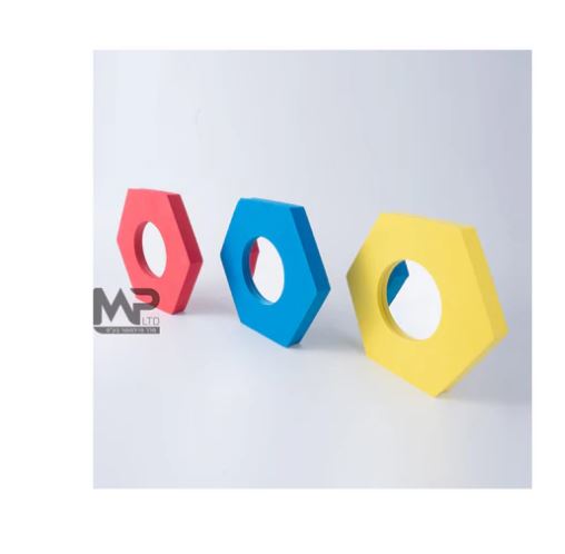 מראהה סט 3 מראות -ספוג משושה