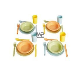 סט כלי אוכל פסטל ויקינג