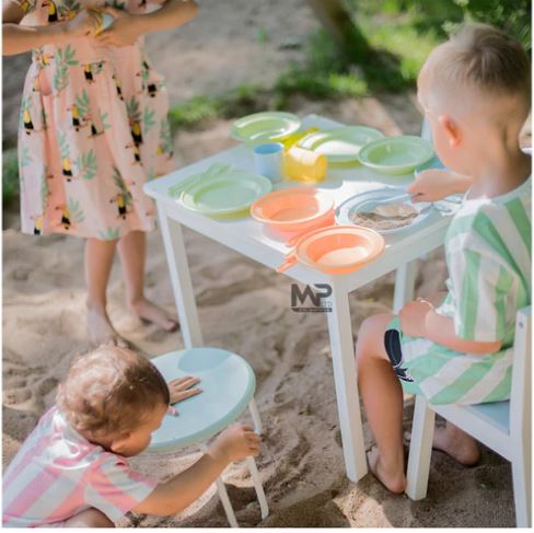 סט כלי סט כלי אוכל פסטל ויקינג