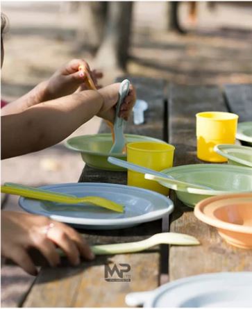 סט כלי אוכל סט כלי אוכל פסטל ויקינג