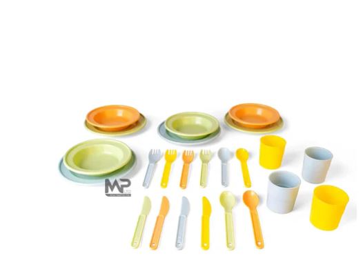 סט כלי אוכל ויקינג סט כלי אוכל פסטל ויקינג