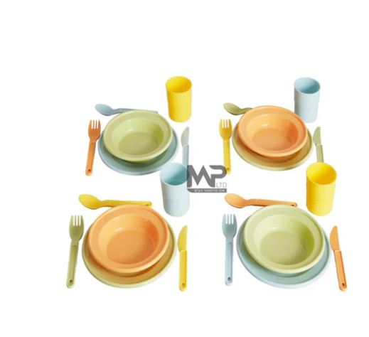 סט סט כלי אוכל פסטל ויקינג