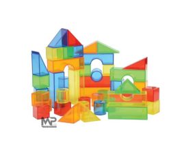 יח' 50 - קוביות מפלסטיק שקוף לשולחן אור