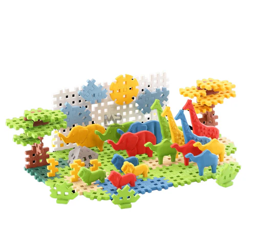 110011 3 מיני ופל – סט חיות רכות 32 חלקים