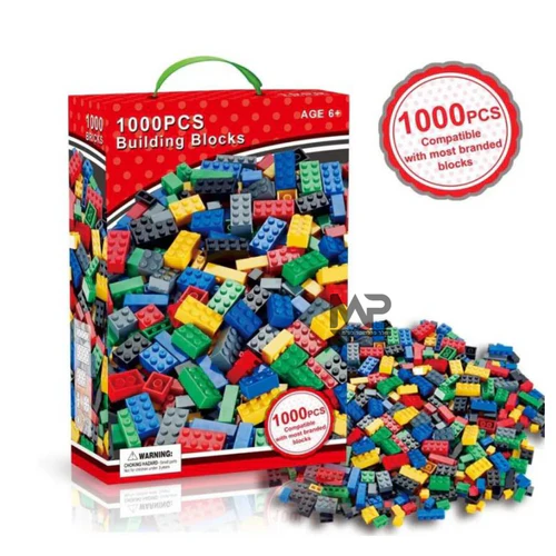 3155 קוביות בניה תואם לגו 1000 חלקים